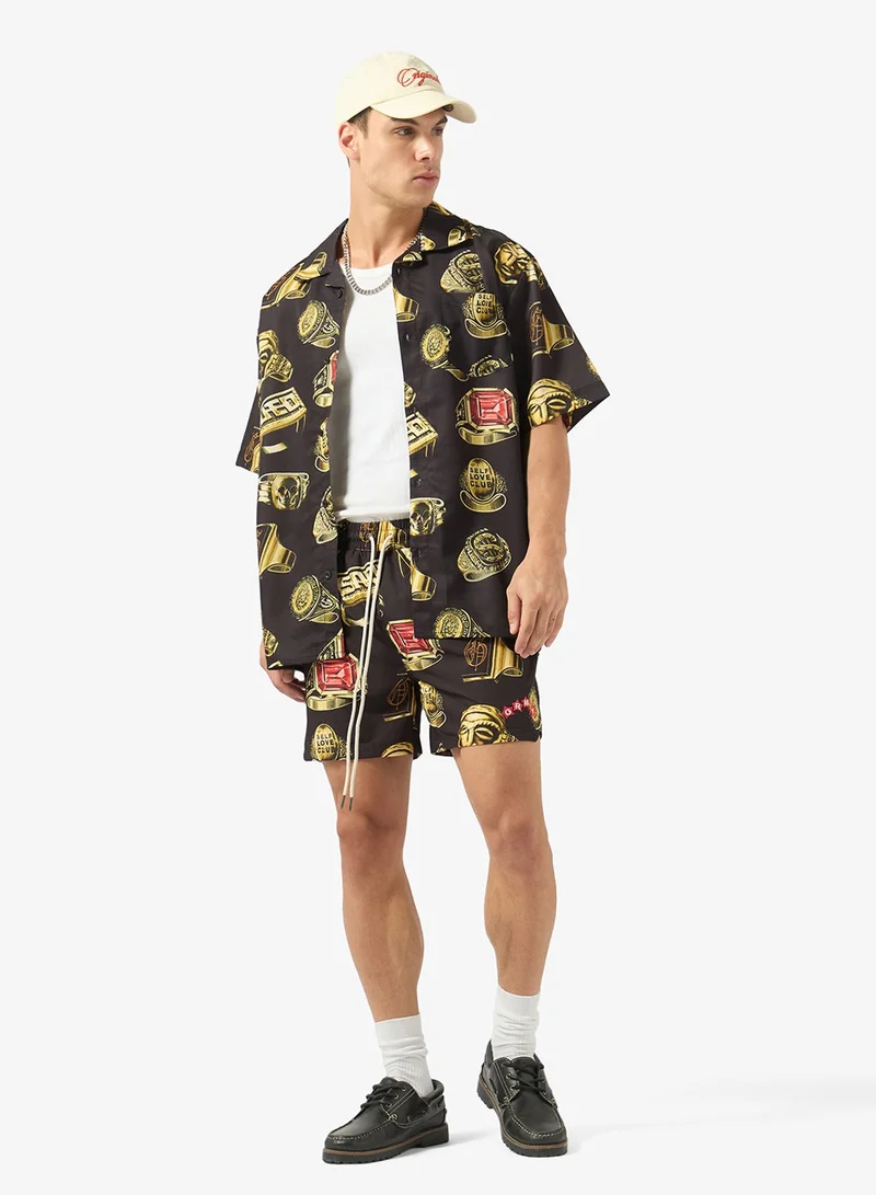 Grimey  The Og Tour Button Up Shirt for Men | Best Price UAE