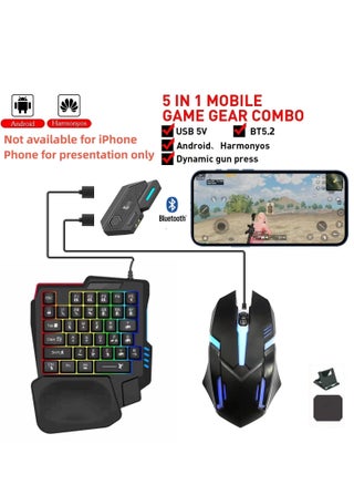 Gaming Mouse 35 Keys Single Hand Gaming Keyboard Converter Set For Android PUBG CODM Genshin Diablo All Games - pzsku/Z3E6FBC762413D4EDD7C4Z/45/1743917109/eace35f6-0d49-4079-8e42-679a75010eb4