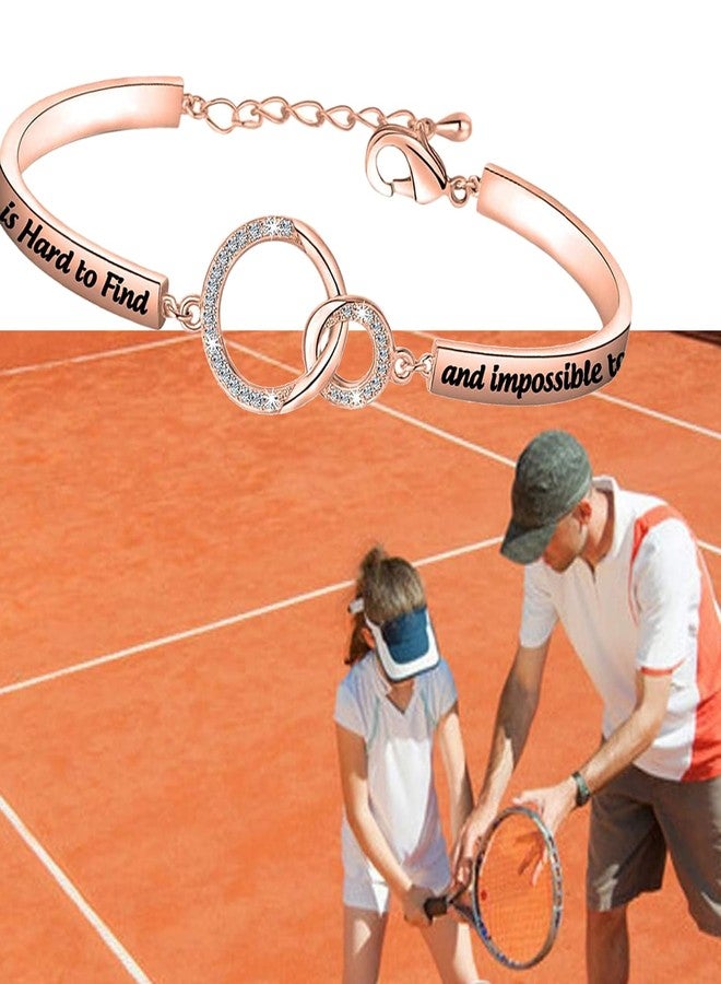 FEELMEM Coach Thank You Gifts Thank You Bracelet Gifts Lead Inspire Bracelet Appreciation Gift for Cheer/Football/Baseball/Volleyball/Dance Coach (a great coach-RG) - Image 3
