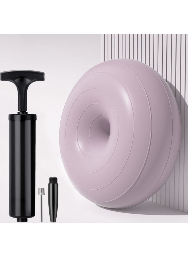 فلاي رود كرسي كرة اليوجا للفصول الدراسية، سجادة كرة اللياقة البدنية كبيرة الحجم مع جهاز قابل للنفخ، مناسب للأطفال والطلاب وتدريب التوازن الحسي والاستخدام في المكتب المنزلي. - Image 1