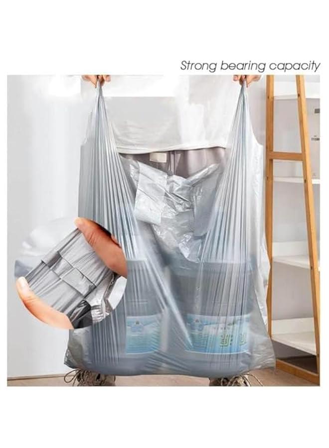 HOOKOR 10 Pcs Extra-large Capacity Packing Bag,Large Thickened Comforter Quilt Storage Bag Vest Plastic Storage Bags for Moving Collection Carrying Luggage Moisture-proof Blanket Clothes Storage Bag - Image 3