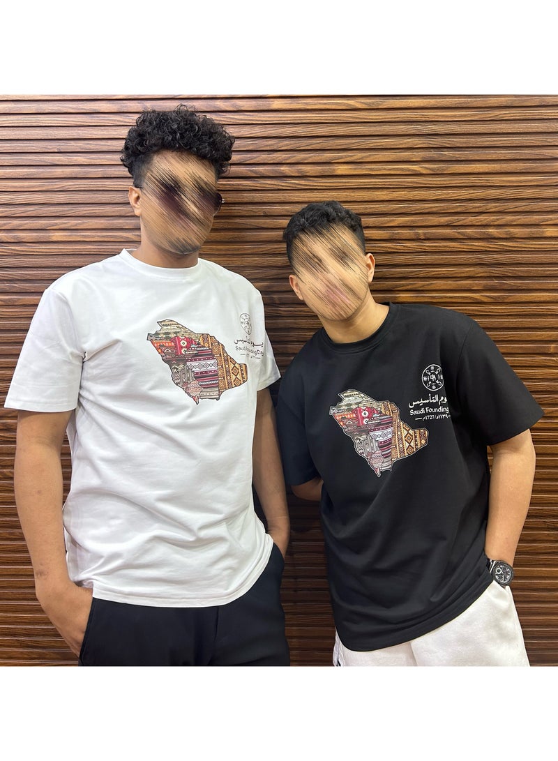 تيشيرت يوم التأسيس السعودي