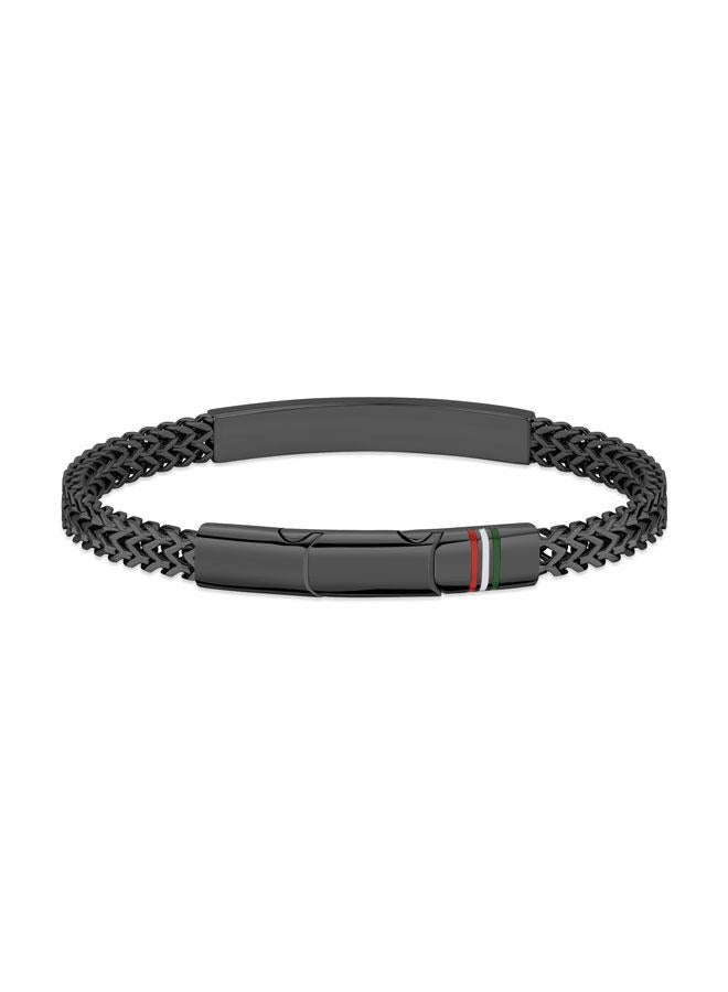 Ducati Tradizione Black Stainless Steel Chain Bracelet for Men 210mm - Image 2