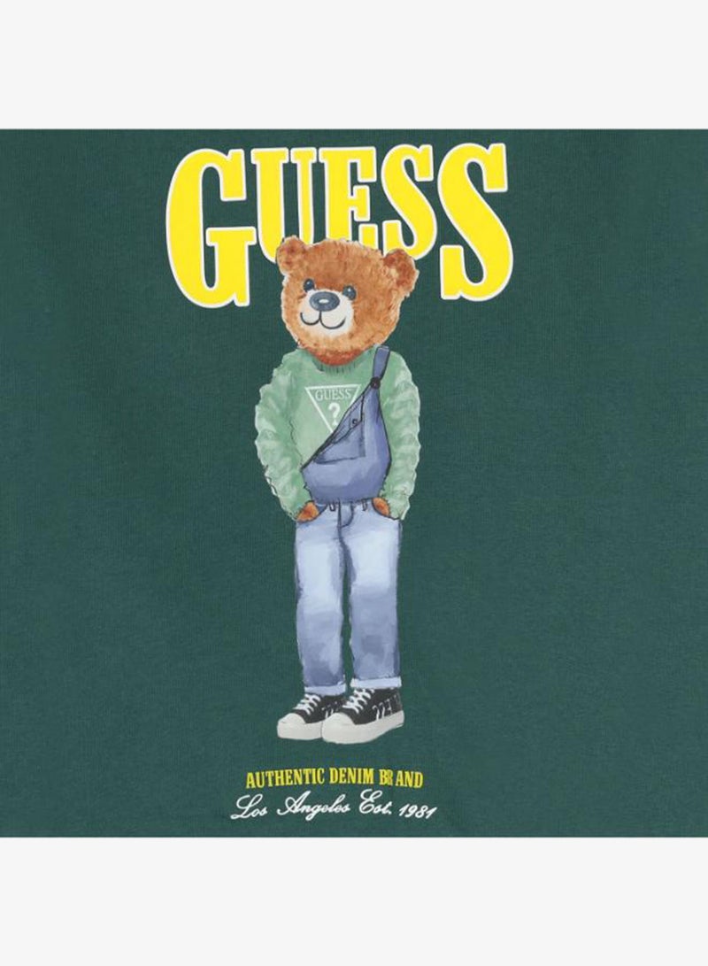 GUESS Youth Graphic Crew Neck Sweatshirt - Image 3