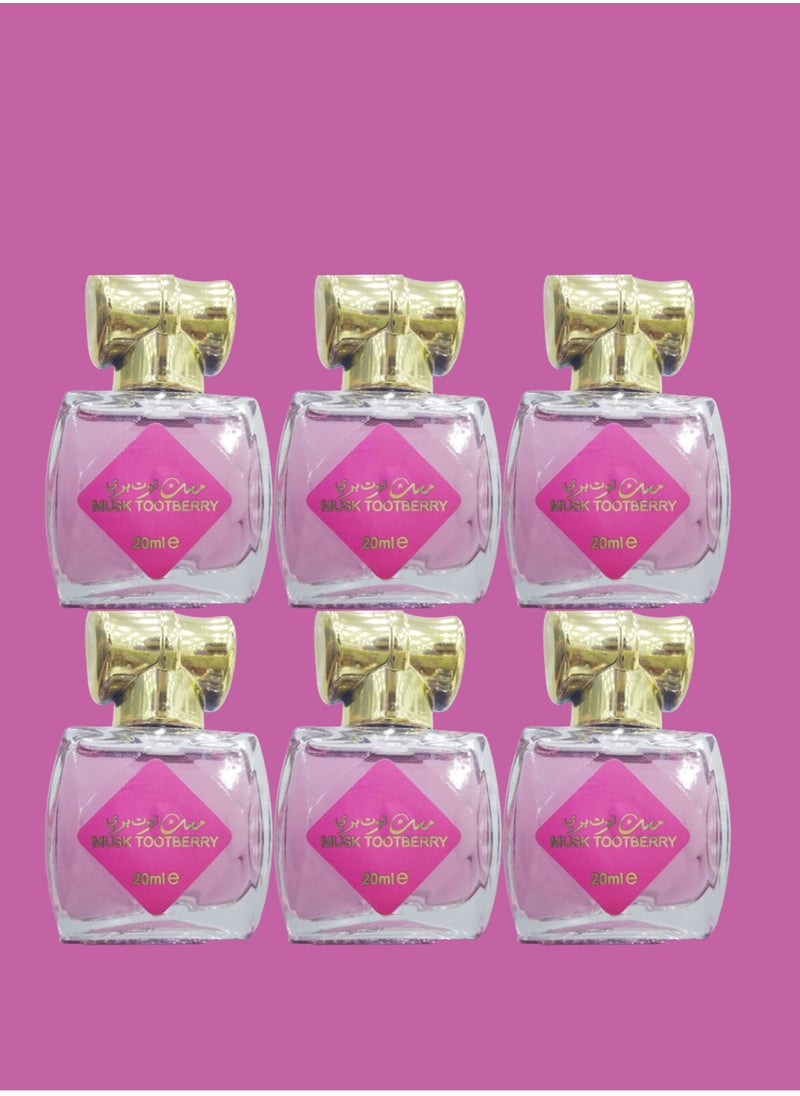 MUSK 6 Pieces Tootberry Musk Perfume Oil 20 Ml  - Image 1