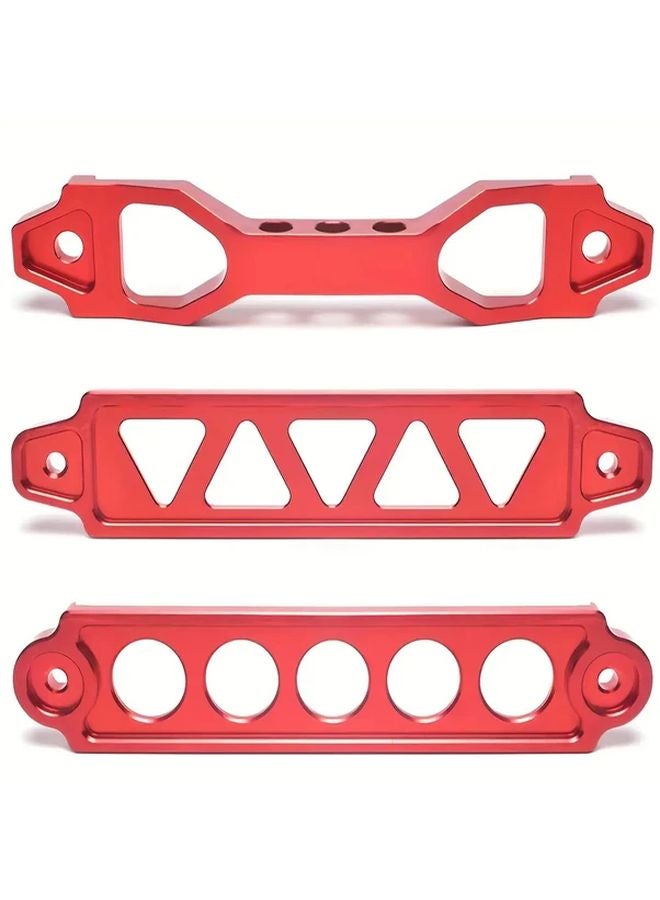 Black Heavy Duty Aluminum Alloy Battery Bracket With 2 J Bolts Adjustable Clamp - Image 2