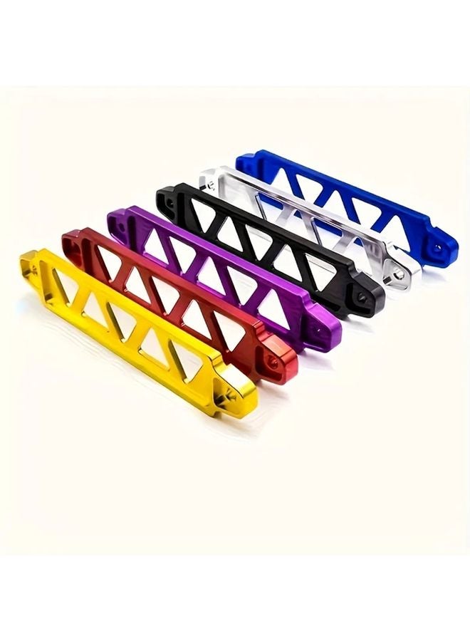 Black Heavy Duty Aluminum Alloy Battery Bracket With 2 J Bolts Adjustable Clamp - Image 4