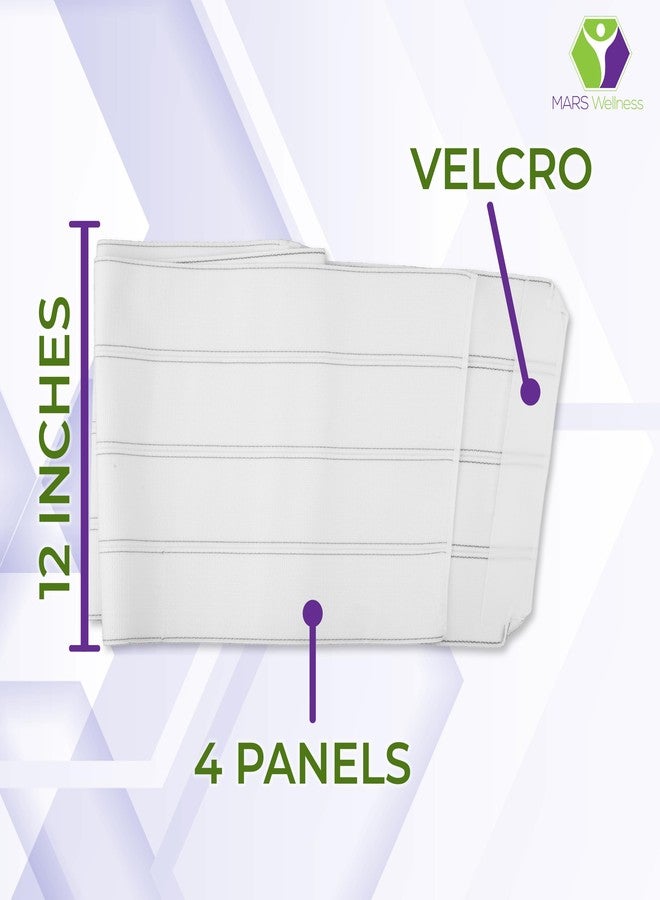 MARS WELLNESS Premium Plus Size Bariatric Abdominal Binder - 12" 4 Section/Panel - Bariatric Binder Abdominal Brace for Men or Women - Fits Waist Sizes 46" - 62" - Image 4