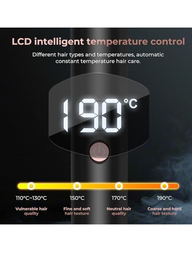 general Thermal Brush Set,Dual Voltage,3 in 1 Ceramic Curling Wand, Fast Heating Hot Brush, 3 Interchangeable Travel Curling Irons for Short, Medium  Long Hair(1.25 Inch, 1.5 Inch  1.75 Inch) - Image 3