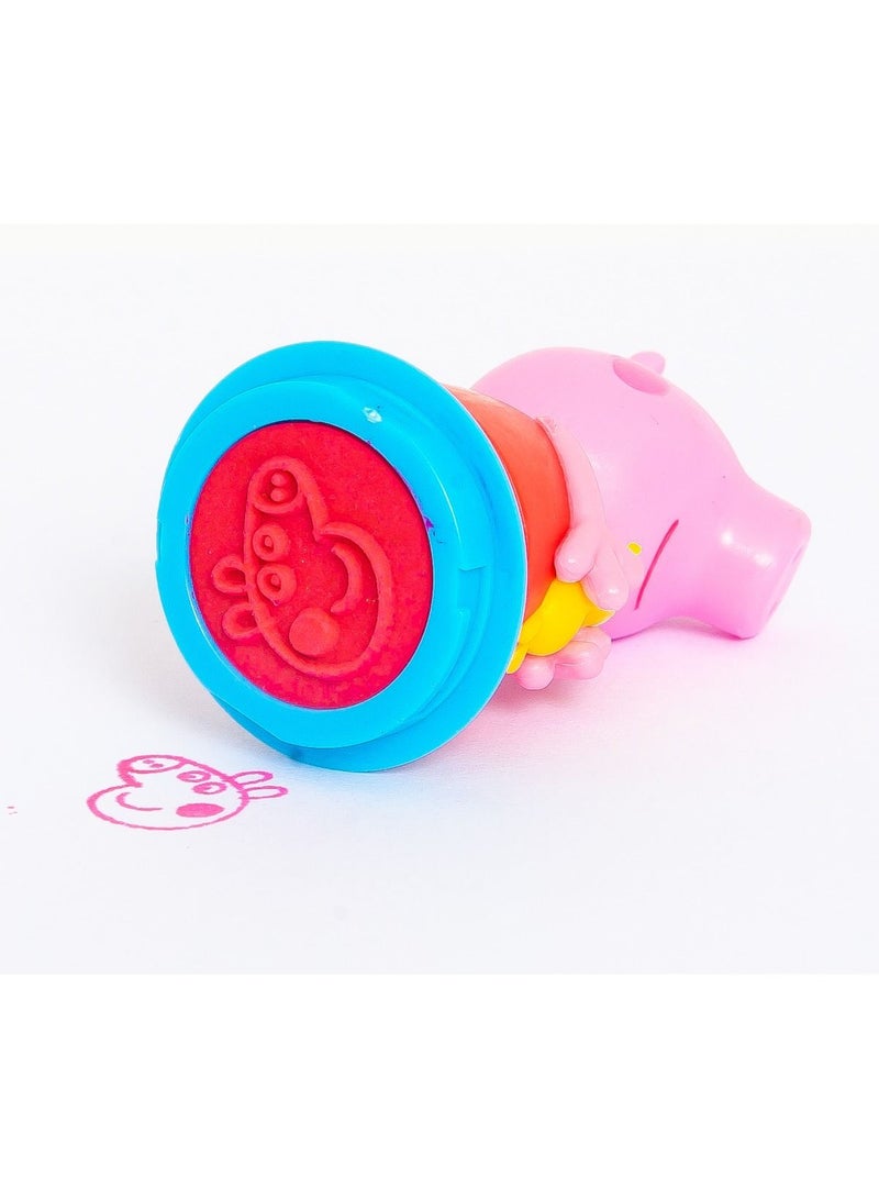Peppa Pig stampers 2 pack window box Daddy pig and Peppa pig