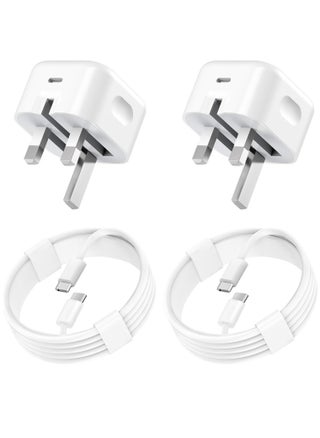 NEW 2-Pack USB Type-C Fast Charger for iPhone 15 and Samsung Galaxy – 20W UK Wall PD Adapter with USB-C to C Cable - pzsku/Z3E705AE94F9F58FA4AA2Z/45/_/1731928935/9f81e3d6-7be9-4f96-8ab0-811e5f0a0c5a