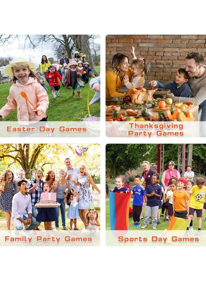 Outdoor Potato Sack Race Bags Set of 12, Fun Relay Games for Kids and Adults, Perfect for Family Gatherings, Yard Activities, and Outdoor Parties - Image 5
