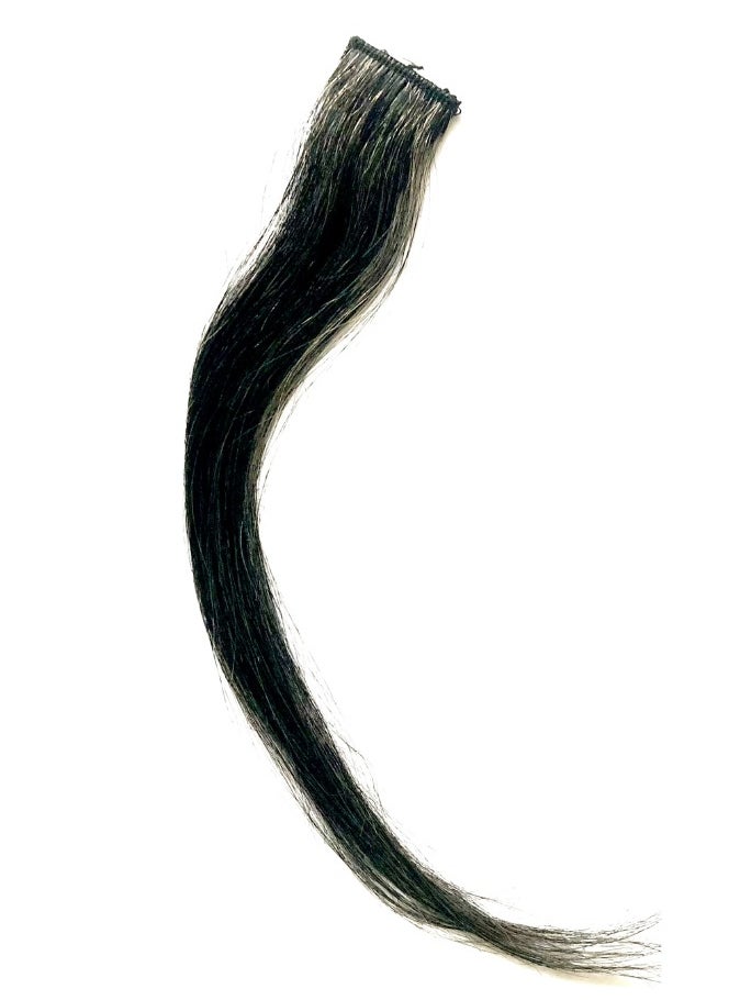 Keep Calm and Clip Em In Salt and Pepper Black Dark Hair Highlight  - Image 4