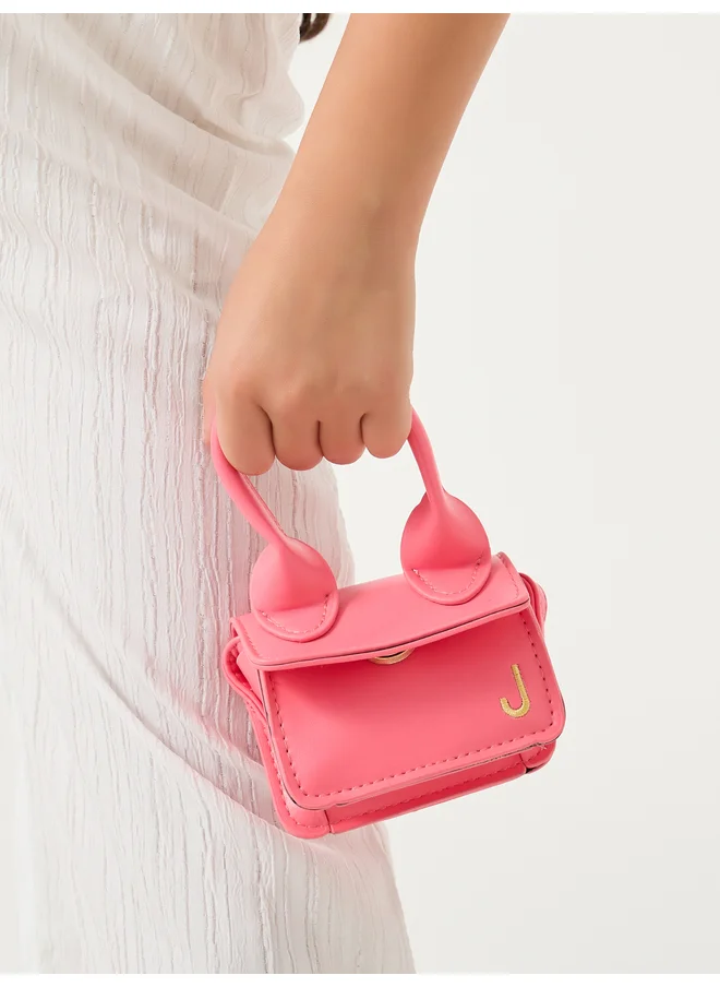 ستايلي Styli Solid Handbag with Top Handle