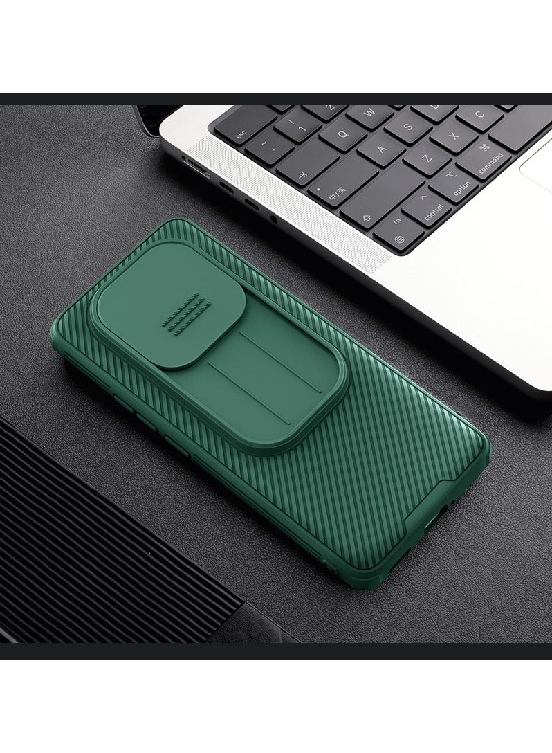 Nillkin For Xiaomi Redmi Note 14 Pro+ 5G Case, Camera Lens Protection Slide Cover, TPU+PC Shockproof Bumper Back Cover, Anti-Fingerprint Mobile Phone Case, 14 Pro+ Slim Fit Protective Casing - Image 4