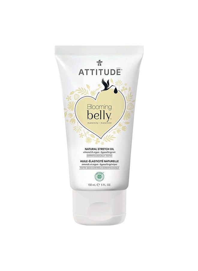 Attitude زيت تمدد البطن المتفتح، زيت تمدد طبيعي آمن للحمل 150 مل - Image 1