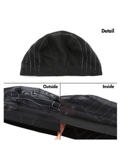 SYOSI Mesh Dome Wig Cap for Making Wigs, Perfect for Beginner Sewing 5x5 Lace Closure, Stretchable Hairnet with Wide Elastic Band  - Image 4