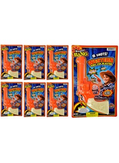Ja-Ru Cap Gun Western Wild West Super Bang (6 Units Bulk) Quality Plastic Great Bang Party Favors Supplies For Kids. 913-6P  - Image 1
