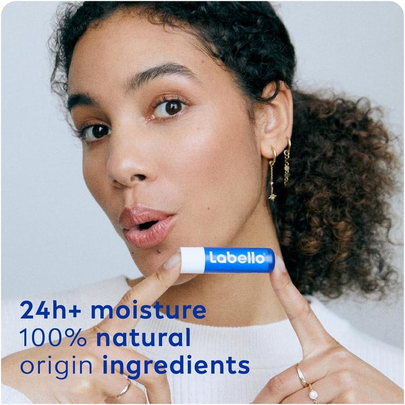 Labello Lip Balm, Moisturising Lip Care, Original with Shea Butter, 4.8g - Image 2