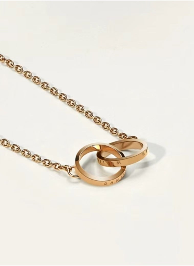 Daniel قلادة ويلينغتون سوليداريتي باللون الوردي الذهبي - Image 2