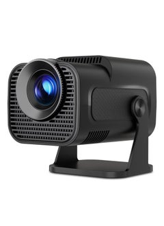 Generic New HY320 Mini Portable Auto Keystone Projector, Native 1080P Smart Projector, FHD 4K Supported, 10000 Lumens, WiFi 6, BT 5.0, 180° Rotation, Built-in Android 11.0, Built-in Speaker, Outdoor & Home Theater Video Projector, 390 ANSI, Compatible with TV Stick/HDMI/USB/PS5/PS4/iOS - Black  - Image 1