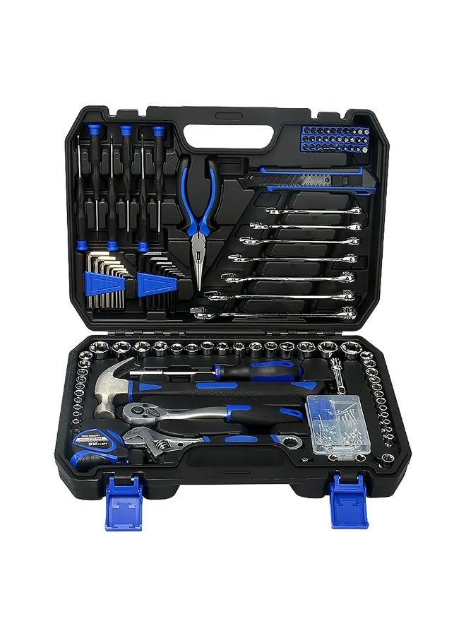HIGARDIN Professional 200-Piece Hand Tool Set, General Home and Auto Repair Tool Kit with Toolbox Storage Case for Mechanical Repair, DIY, Home Maintenance - Image 3