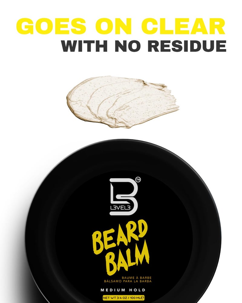 Level 3 Beard Balm - Leave-In Conditioner and Softener for Men - Deep Massage Care - Image 4