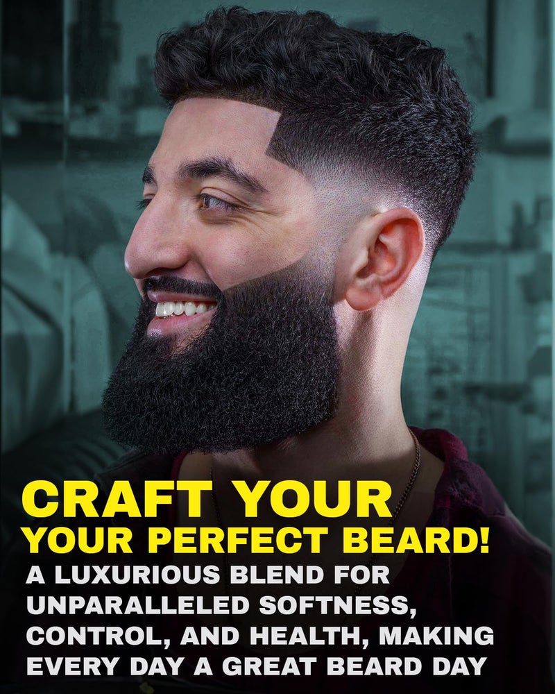 Level 3 Beard Balm - Leave-In Conditioner and Softener for Men - Deep Massage Care - Image 2