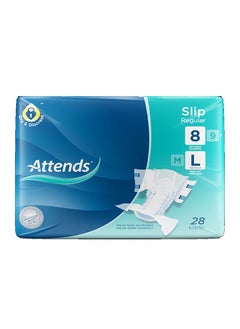 Attends Slip Regular 8 Large, 28 pcs  - Image 1