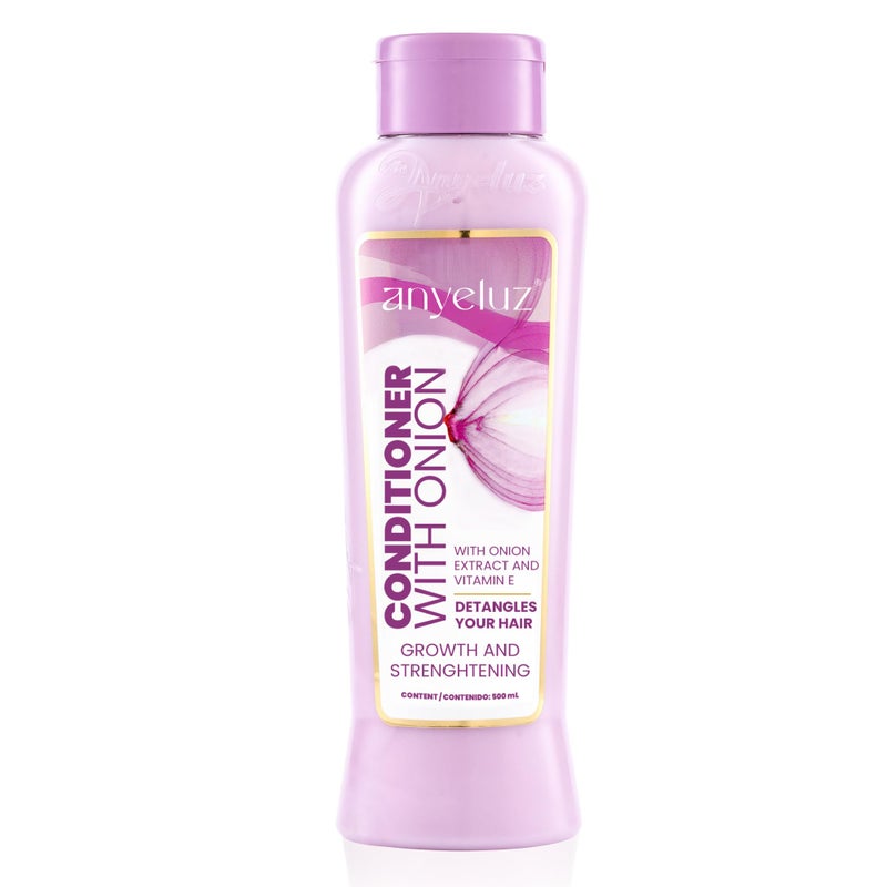 ANYELUZ Onion Conditioner Moisturizes Detangles and Protects Vitamin EInfused for Silky Manageable Hair Suitable for Daily Use