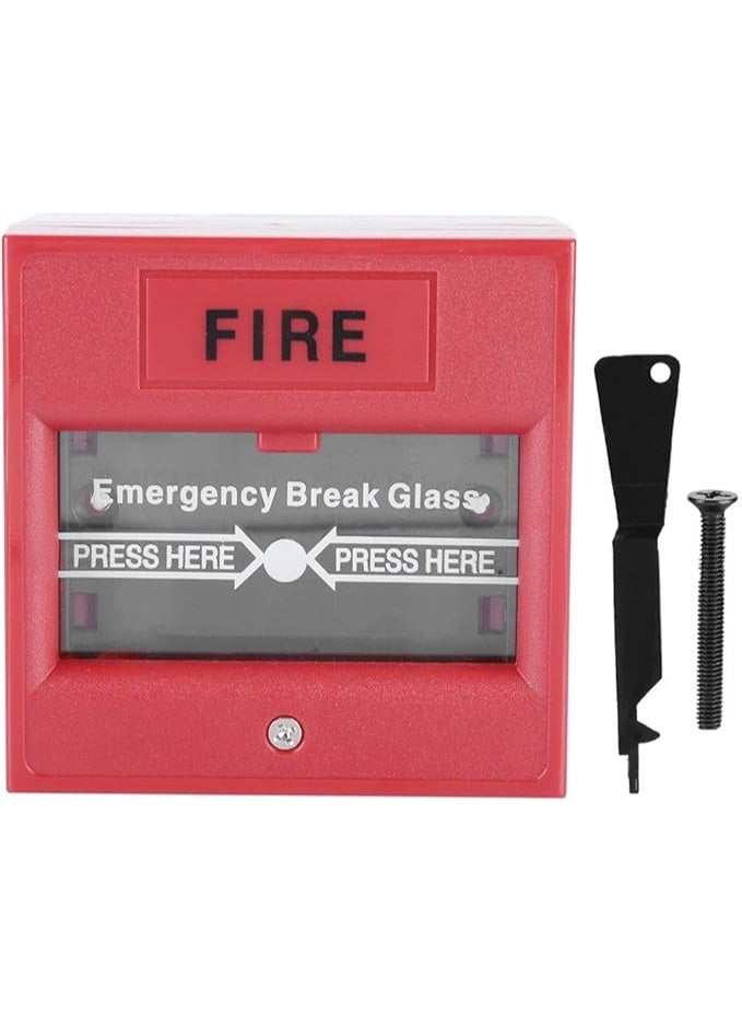 Emergency Break Glass Exit Button – Red - Image 1