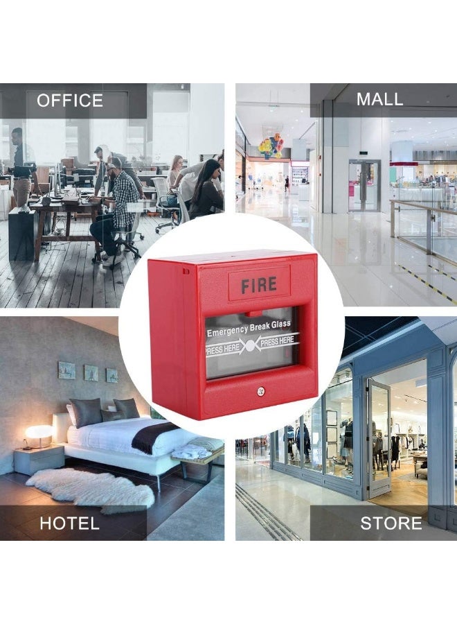 Emergency Break Glass Exit Button – Red - Image 3