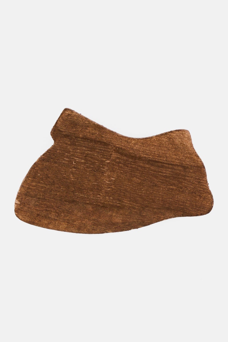 Muy Mucho Wood Teddy Bear Figure 9 x 6 cm, Tan - Image 1