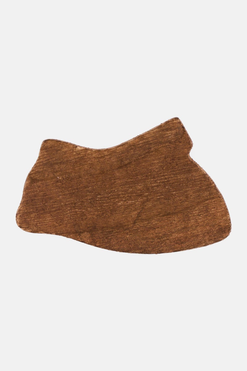 Muy Mucho Wood Teddy Bear Figure 9 x 6 cm, Tan - Image 3