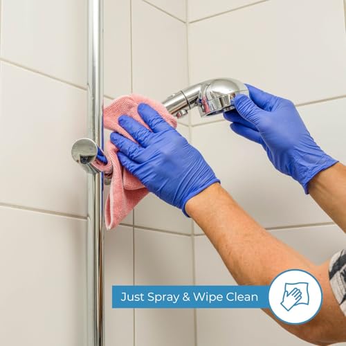 Astonish Streak Free Foaming Bathroom Cleaner Spray Bottle - Deep Cleaning White Jasmine & Basil Scented Spray For Soap Scum, Watermarks & Limescale - Cruelty Free Household Cleaning Supplies, 750 ml - Image 5