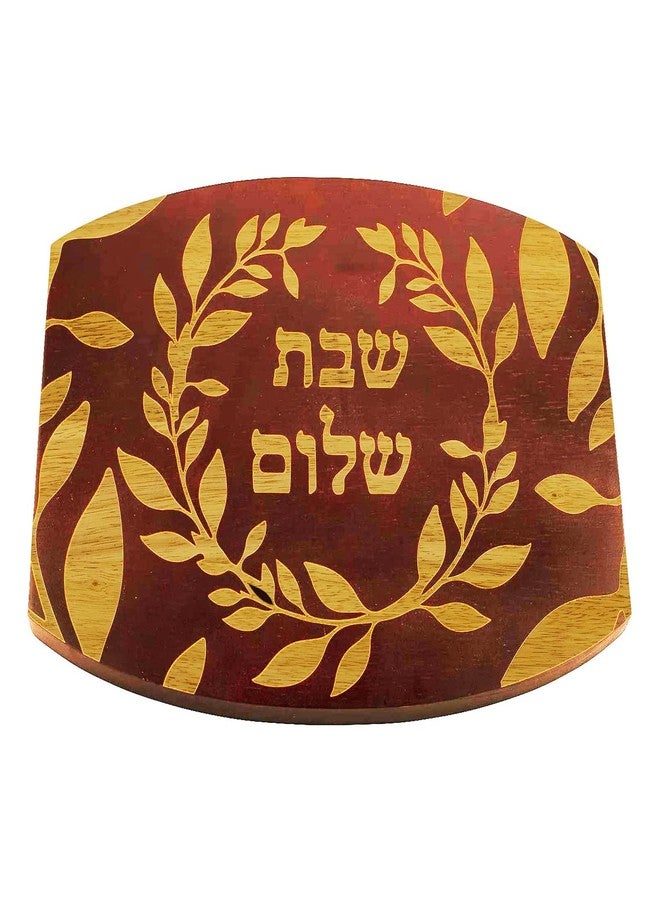Rite Lite Challah Board with Etched Flower Design Shabbat Bread Board- Perfect Jewish Home Gift (Etched Flower Design) - Image 5