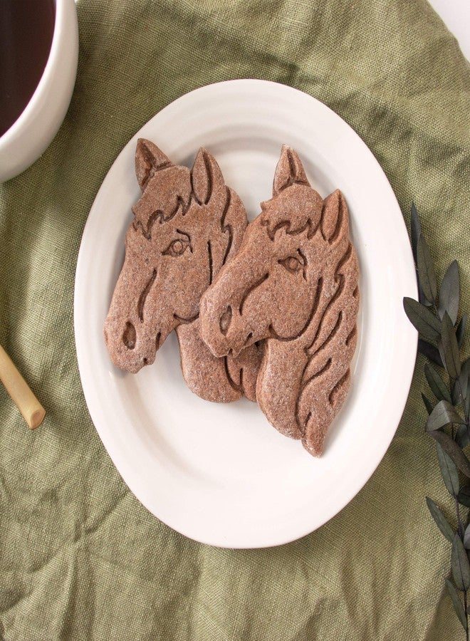 Bakerlogy Set of 2 Horse Cookie Cutters - Horse Head & Running Designs, 2 Pieces - Bakerlogy - Image 5