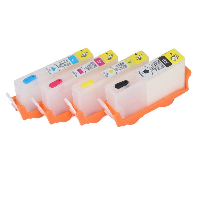 4 Pcs Ink Cartridge Black Blue Magenta Yellow Permanent Chip Replacement Refill Ink Cartridge for HP Officejet 920 - Image 5