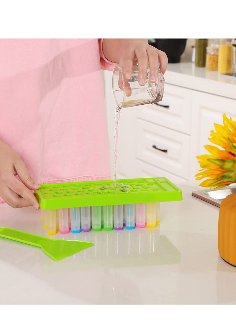 Excefore مجموعة أدوات صنع قوالب أحمر الشفاه DIY وأنابيب تعبئة أحمر الشفاه الفارغة ومجموعتين من صينية بلسم الشفاه ومجموعة ملعقة أحمر الشفاه DIY هدايا للنساء والفتيات - Image 5