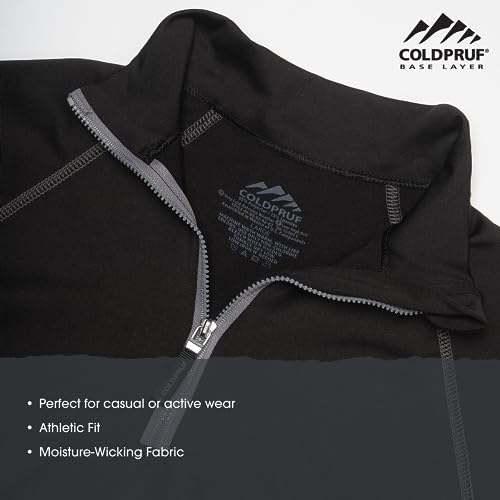 ColdPruf Quest Performance Mock Zip Base Layer, Thermal Long-Sleeve, Women - Image 4