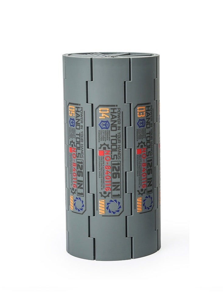 كينجس دون 126 في 1 متعددة الوظائف الدقة مفك مجموعة المغناطيسي بت أداة إصلاح كيت الهاتف المحمول ووتش مفك مفك الكمبيوتر ( رمادي ) - Image 1