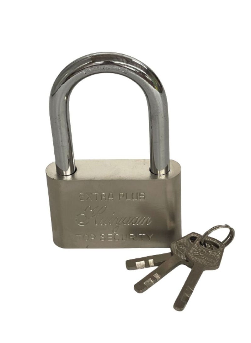 Steel lock with 3 safety keys, 70 ml - Image 1