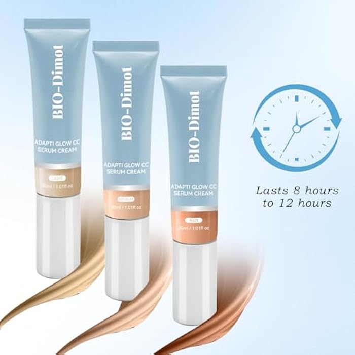 GROEI-CC Serum Cream – Color Correcting & Hydrating Formula for Radiant Skin – Available in Light, Medium, and Rich – 30ml / 1.01 fl oz(medium) - Image 3