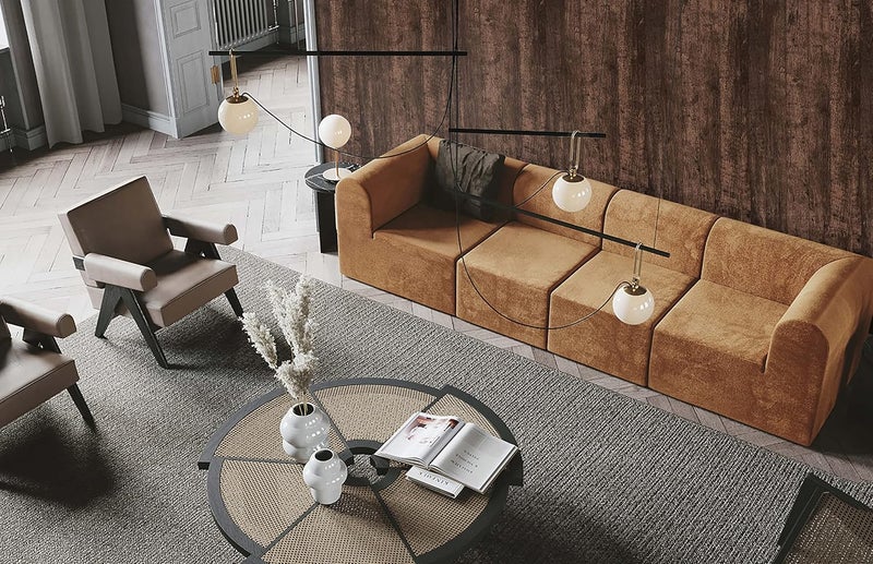 Dimoon Wood Wallpaper Brown Dark Wood Contact Paper Brown Wood Plank Wood Peel and Stick Wallpaper Removable Rustic Wood Grain Self Adhesive Vintage Distressed Texture Desk Vinyl Roll17.7 x78.7'' - Image 5