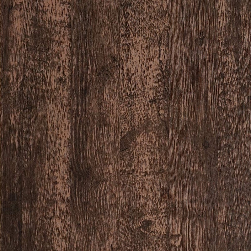 Dimoon Wood Wallpaper Brown Dark Wood Contact Paper Brown Wood Plank Wood Peel and Stick Wallpaper Removable Rustic Wood Grain Self Adhesive Vintage Distressed Texture Desk Vinyl Roll17.7 x78.7'' - Image 1