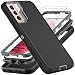 YKHJKLEC for Samsung Galaxy S21 Case ONLY NOT FIT Galaxy S21 PlusS21 UltraS21 FE Military Grade Case with 2Pcs Tempered Glass Screen Protector 1Pcs Camera Lens Protector BlackGrey - Image 2