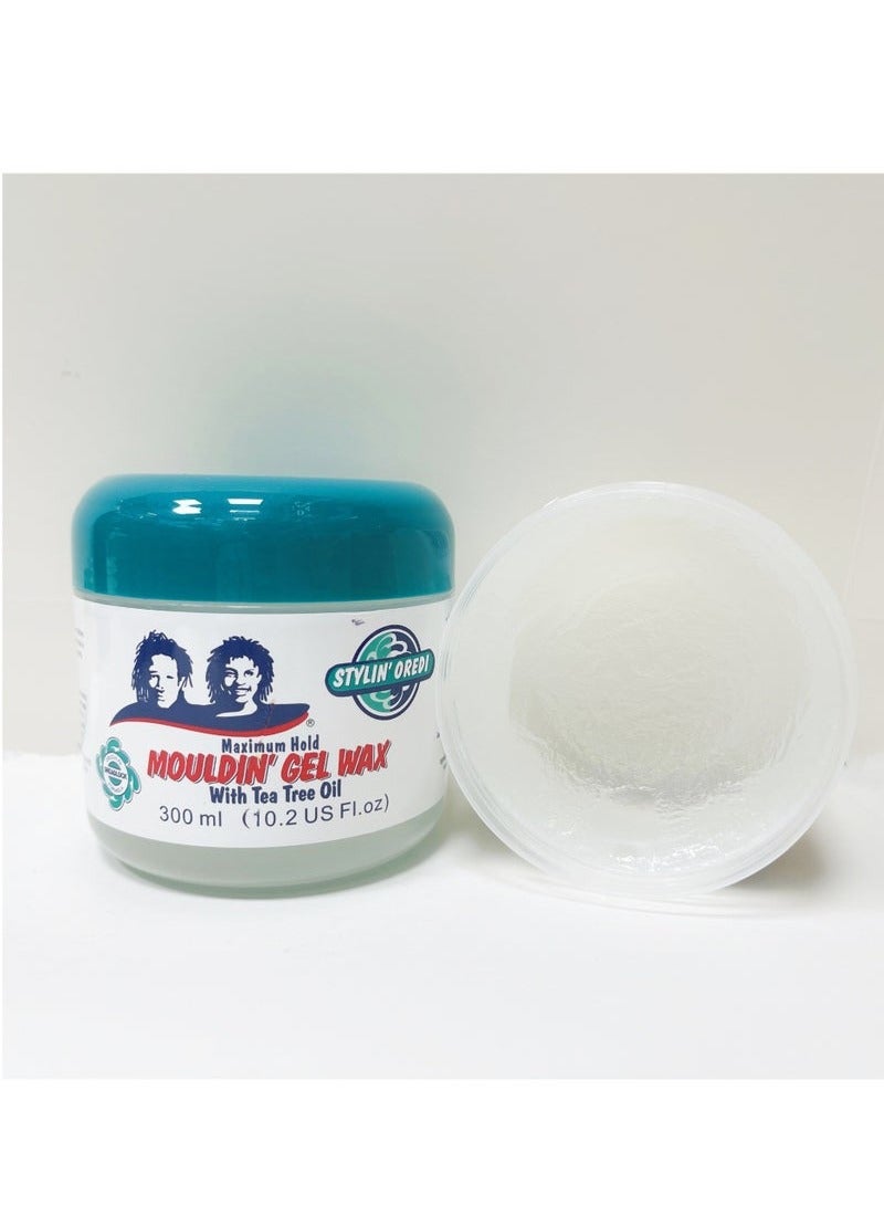 ستيلين دريدز Dredz Mouldin Gel Wax,Olive Hair Care Professional Styling Wax 300 Ml - Image 2