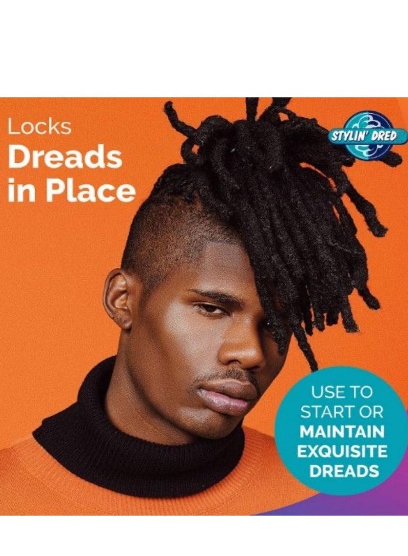 ستيلين دريدز Dredz Mouldin Gel Wax,Olive Hair Care Professional Styling Wax 300 Ml - Image 4