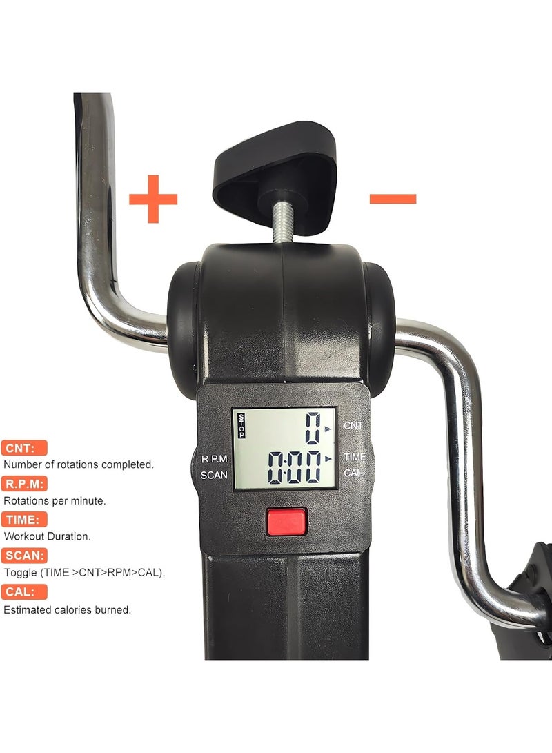 Mini folding exercise bike – pedal exerciser for legs and arms – suitable for home, office, and seniors - Image 5