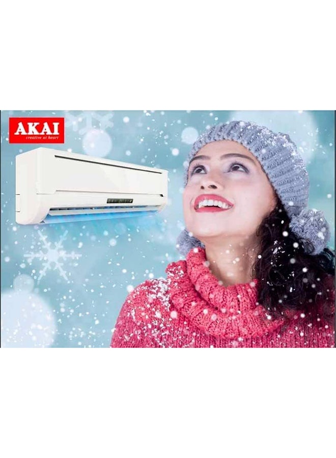 AKAI 24000BTU Split Air Conditioner With T3 Rotary Compressor 7200 W ‎ACMA-A24T3N ‎White - Image 2